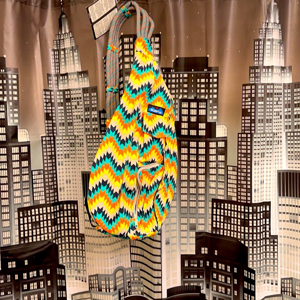 BRIGHT!!! Kavu rope bag NWT